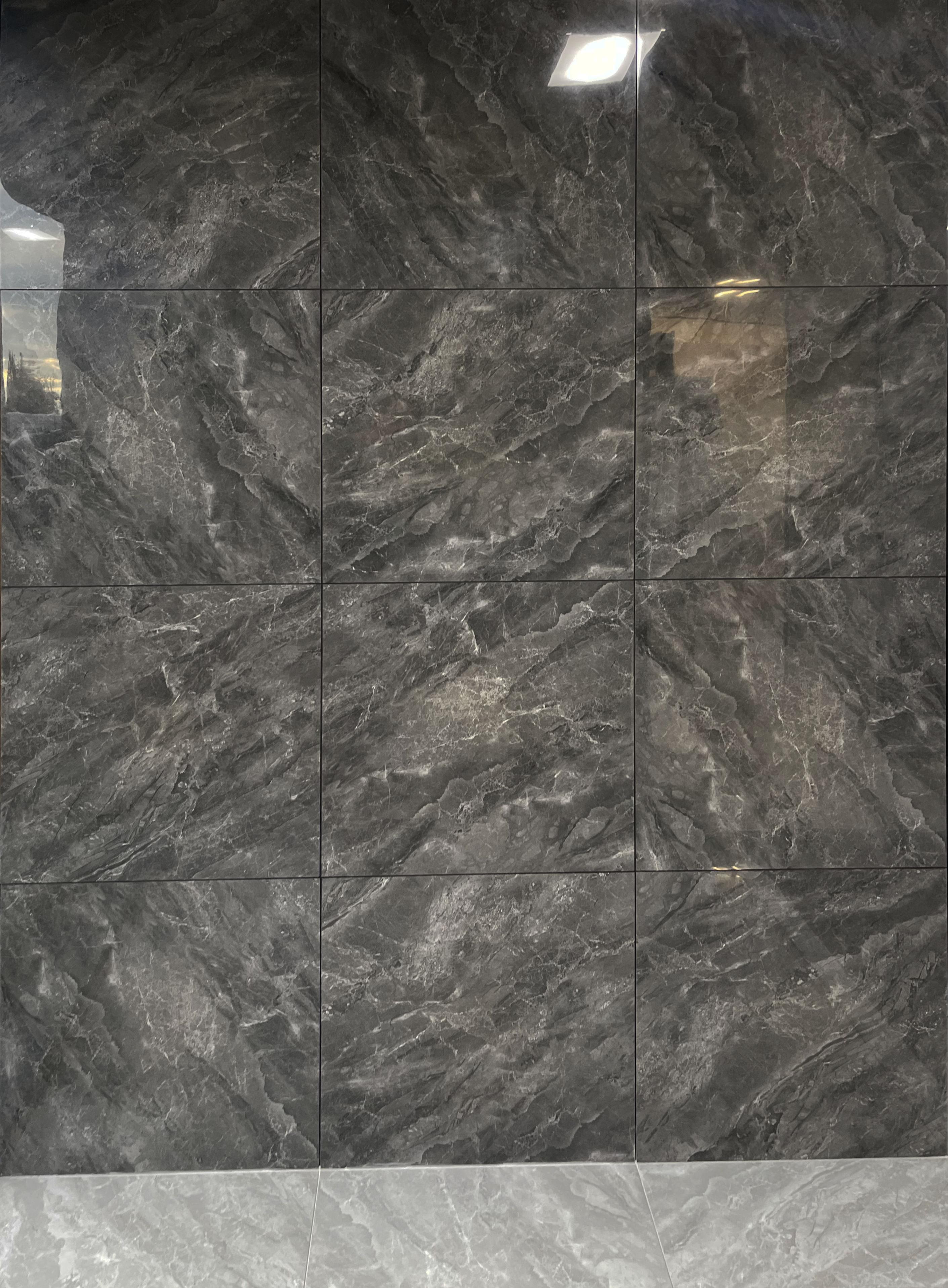 polished marble tiles