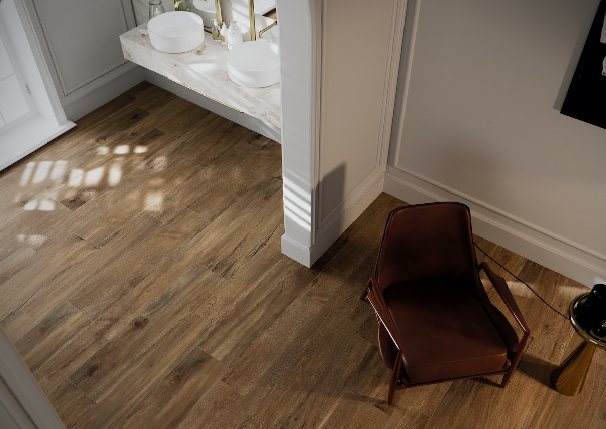 wood effect porcelain tiles
