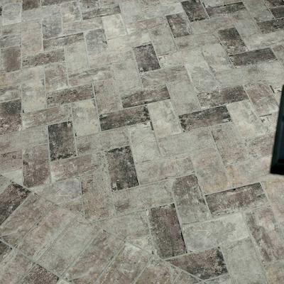 herringbone brick tiles