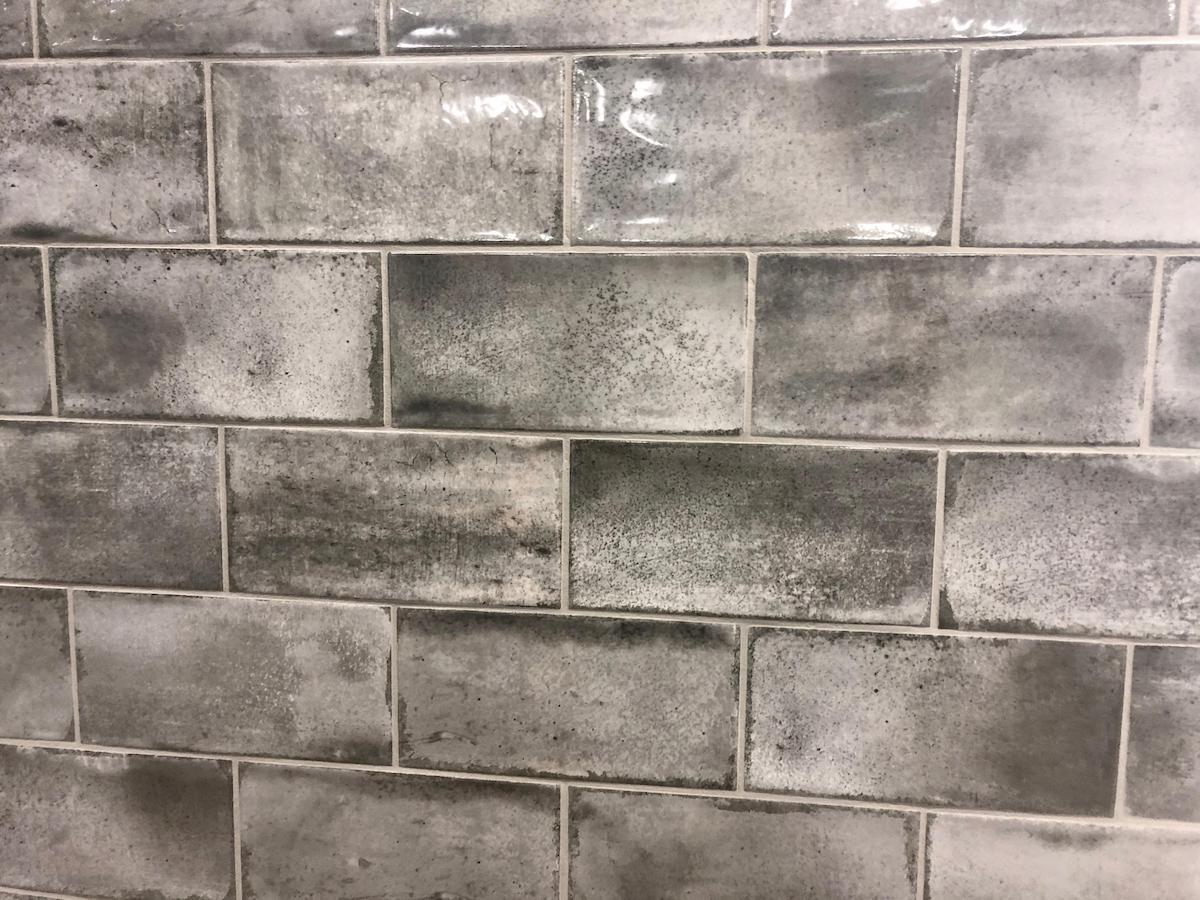 Blue wall tiles