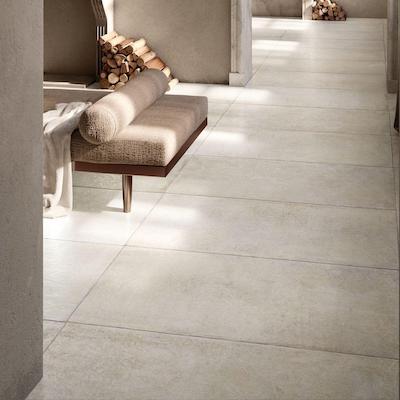 Limestone look tiles