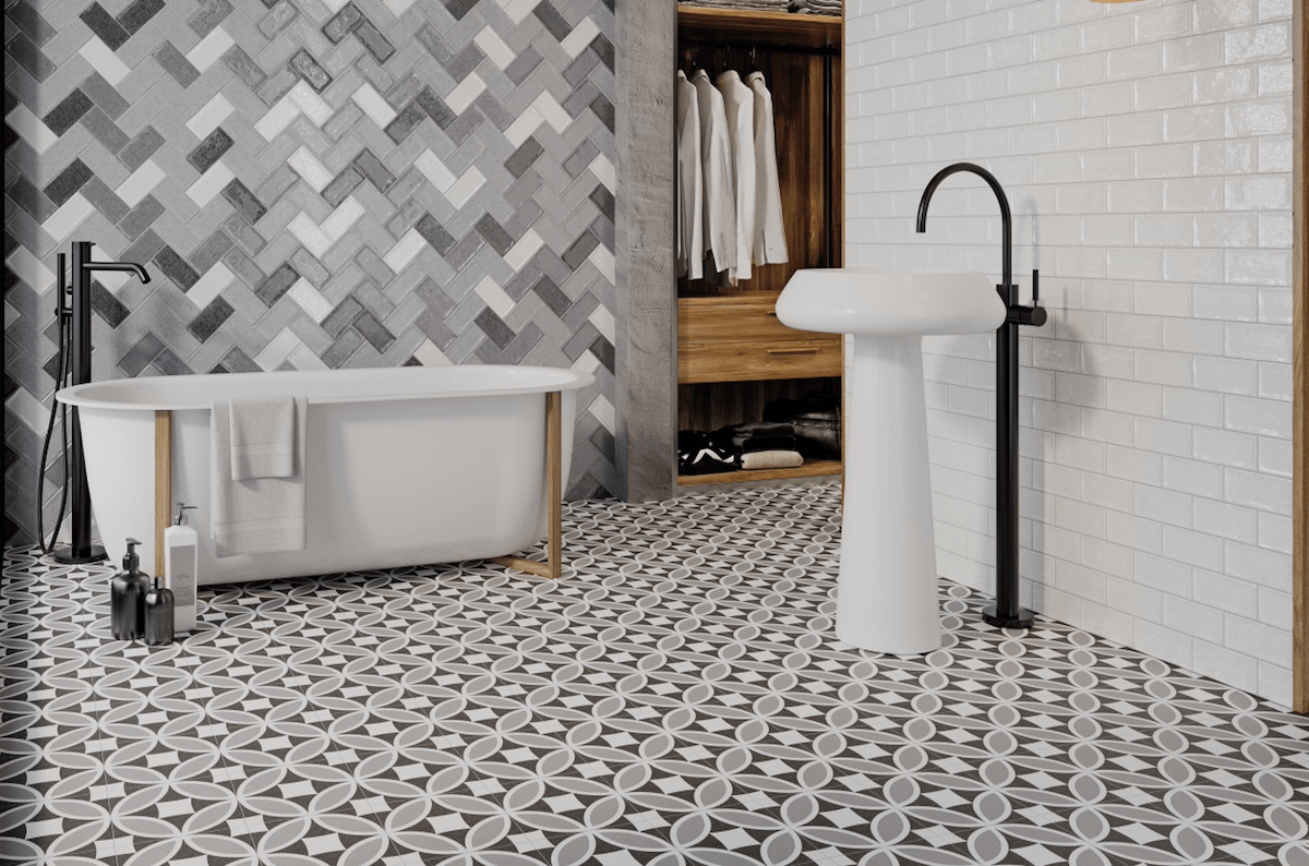 porcelain parquet tiles